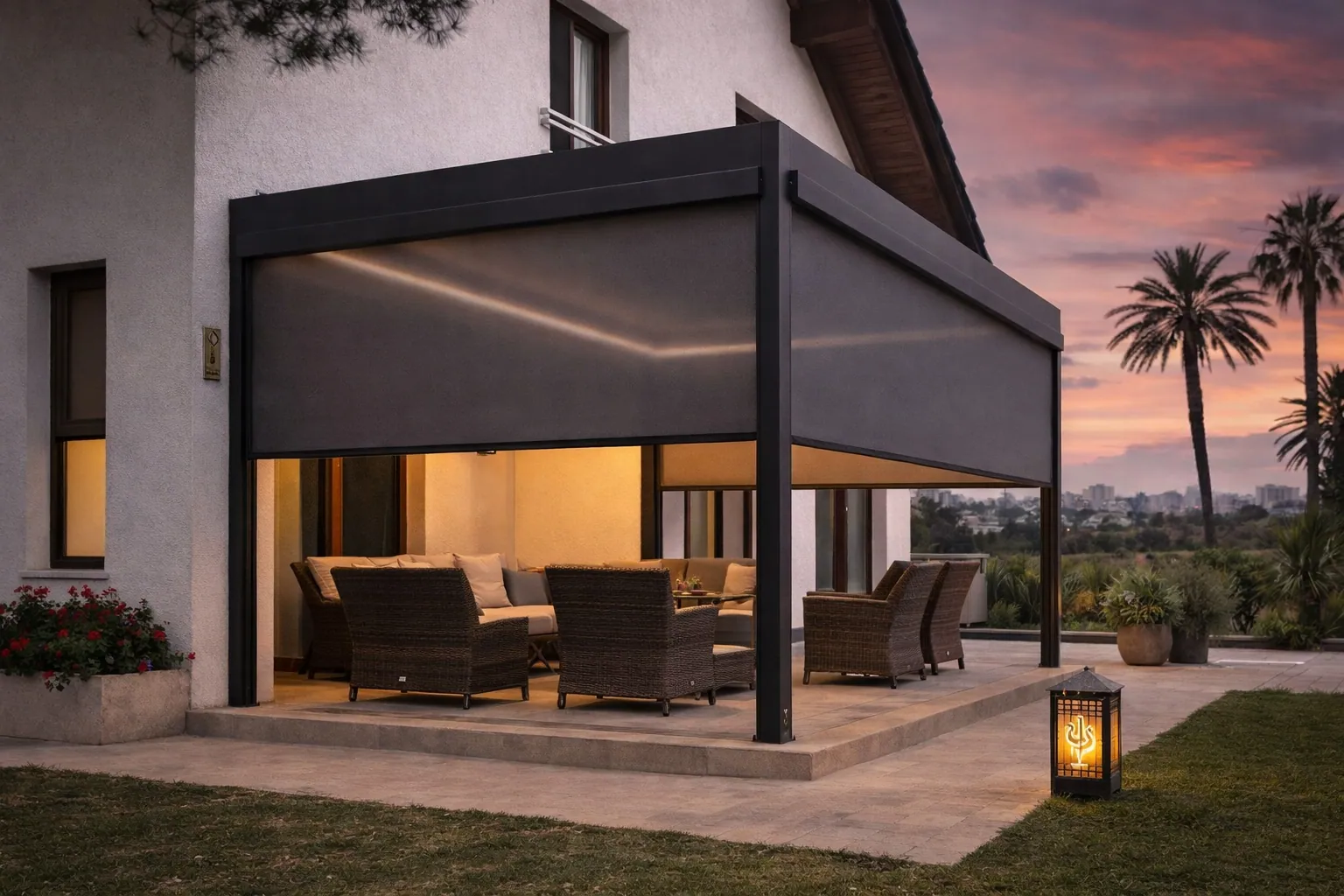 Pergola installation