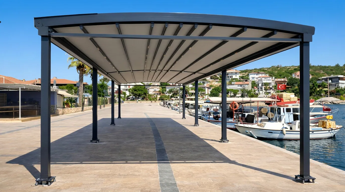 פרגולת PVC קשתית 4